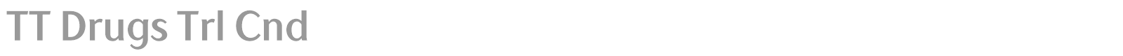 TT Drugs font preview